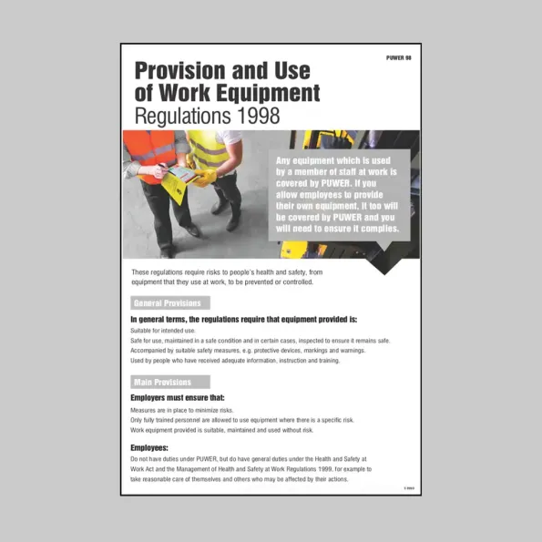 PUWER Guidance - Poster