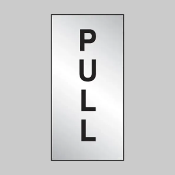 Pull - Engraved - Aluminium / Brass Effect Pull - Engraved - Aluminium / Brass Effect