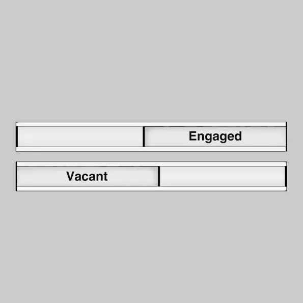 Vacant / Engaged - Door Slider Vacant / Engaged - Door Slider
