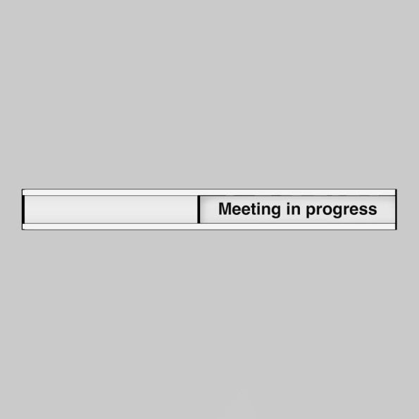 Meeting in Progress Door Slider