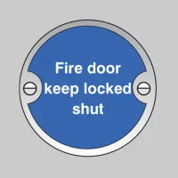 Fire Door Keep Locked Shut Disc Fire Door Keep Locked Shut Disc
