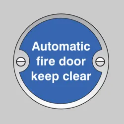 Automatic Fire Door Keep Clear Automatic Fire Door Keep Clear