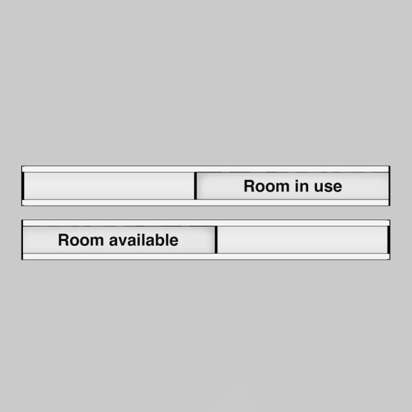 Room in Use / Room Available - Door Slider