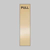 Push - Deluxe Engraved Door Plate