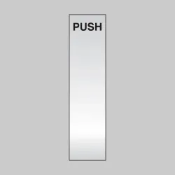Push - Deluxe Engraved Door Plate