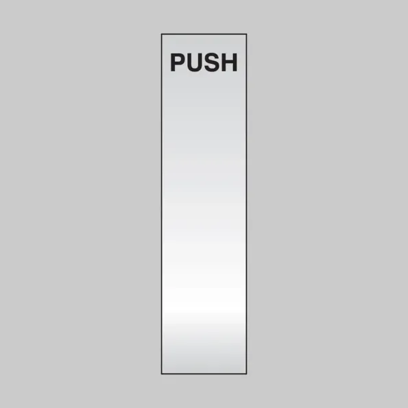 Push - Deluxe Engraved Door Plate Push - Deluxe Engraved Door Plate
