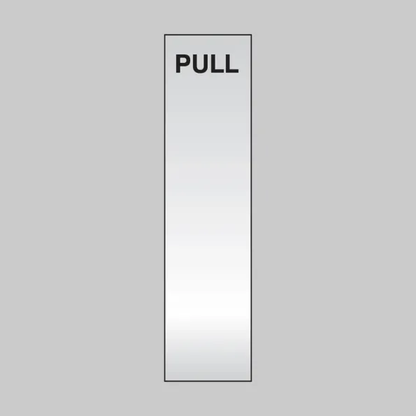 Pull - Deluxe Engraved Door Plate Pull - Deluxe Engraved Door Plate