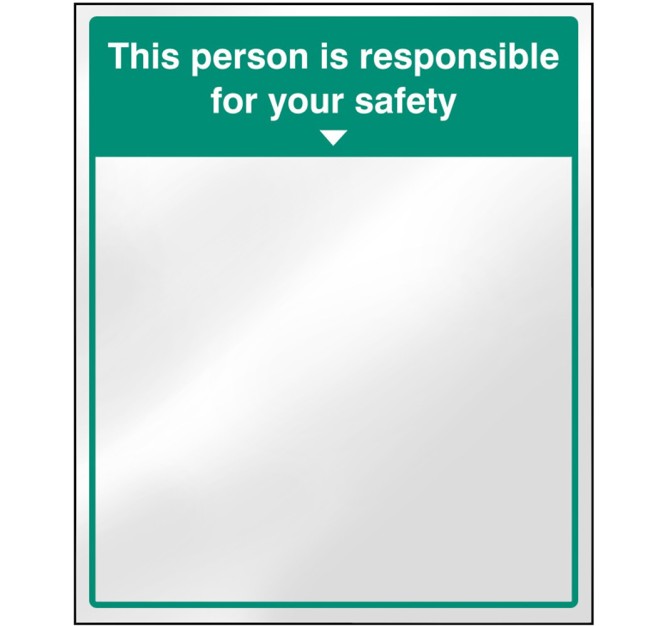 Mirror Message - This Person Is Responsible for Your Safety