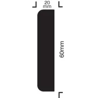 Impact Protection - Rectangle 60 / 20 - Self Adhesive Impact Protection - Rectangle 60 / 20 - Self Adhesive