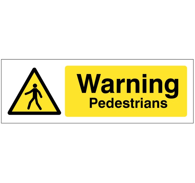 Warning - Pedestrians