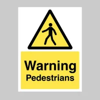 Warning - Pedestrians