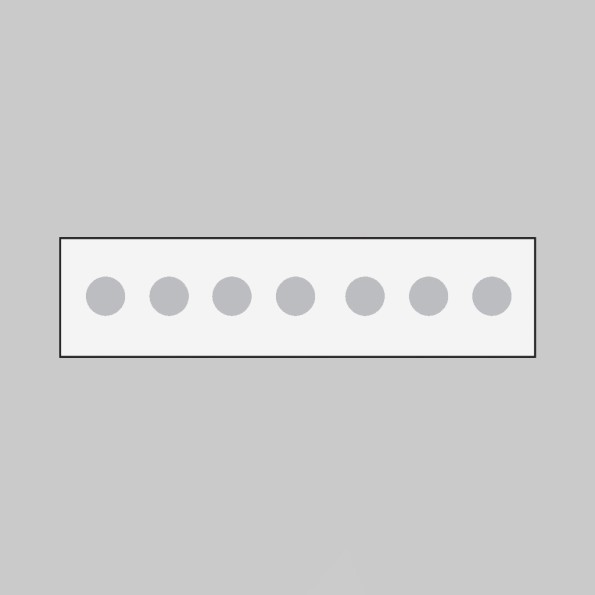 Circular - Glass Highlighting - Frosted Crystal Decals