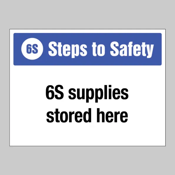 Supplies Stored Here Supplies Stored Here