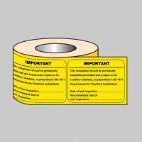 Periodic Electrical Inspection - Labels