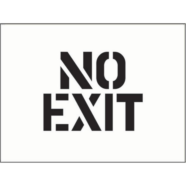 Stencil - No Exit