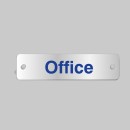 Office - Aluminium Visual Impact Sign with Stand-off Locators