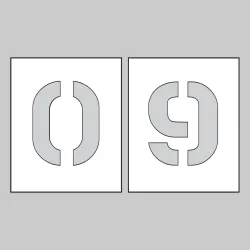 Stencil Kit - 0-9 Stencil Kit - 0-9
