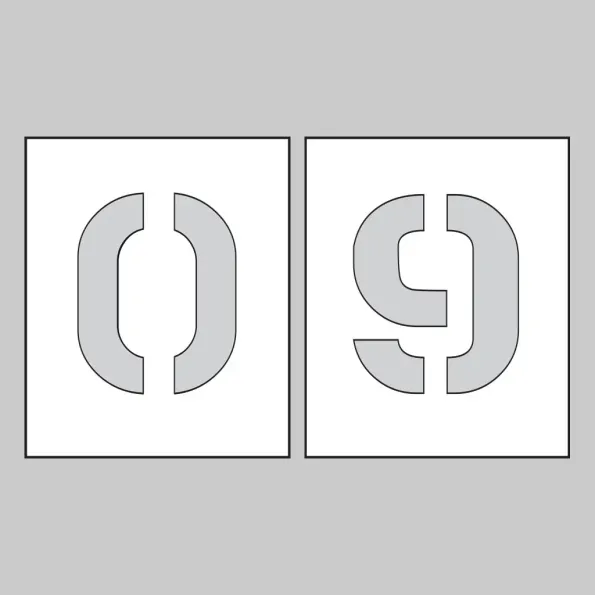 Stencil Kit - 0-9 Stencil Kit - 0-9