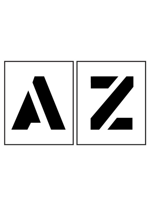 Stencil Kit Letters AZ