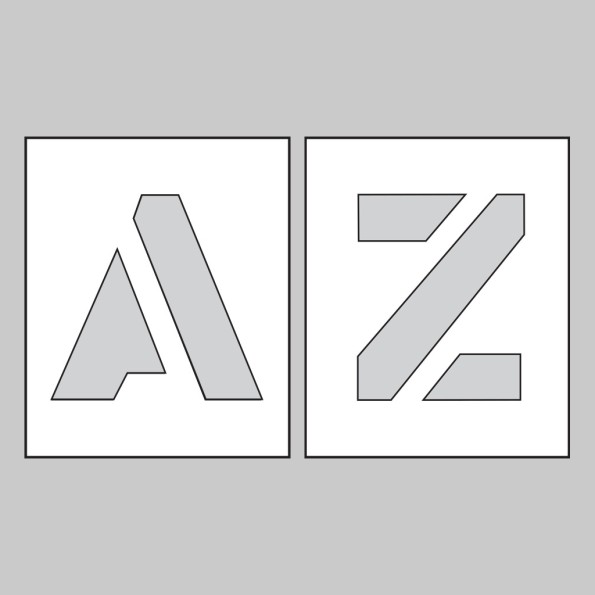 Stencil Kit - A-Z