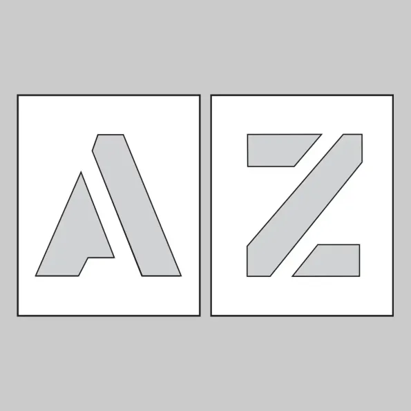 Stencil Kit - A-Z Stencil Kit - A-Z