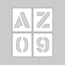 Stencil Kit - A-Z & 0-9 Stencil Kit - A-Z & 0-9