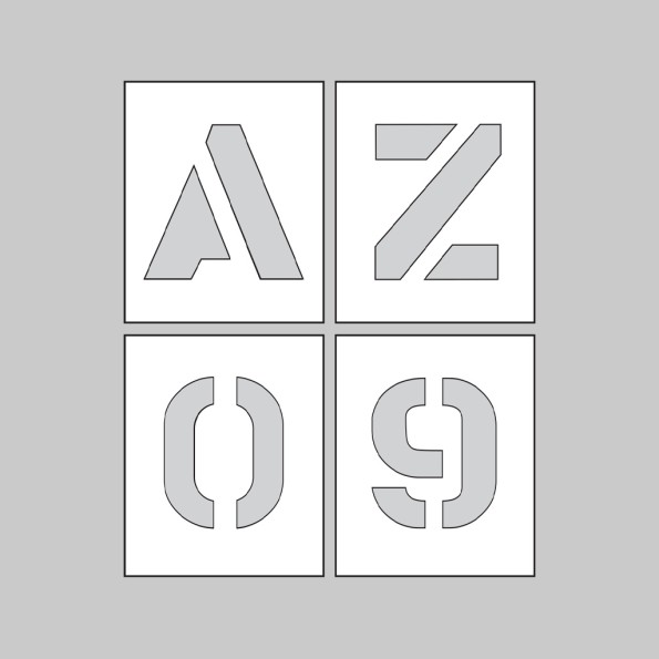Stencil Kit - A-Z & 0-9