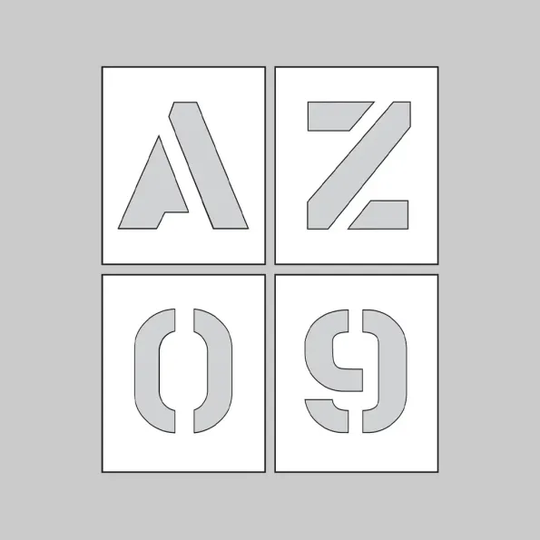 Stencil Kit - A-Z & 0-9 Stencil Kit - A-Z & 0-9