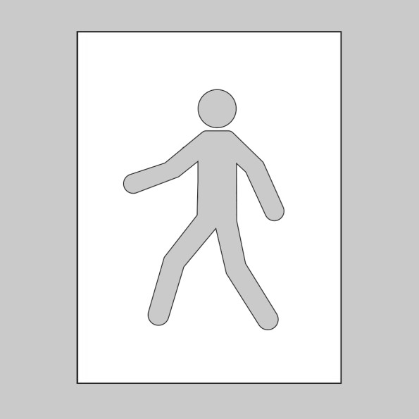 Stencil - Pedestrian