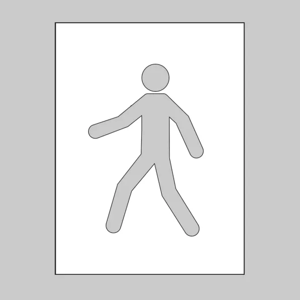 Stencil - Pedestrian Stencil - Pedestrian
