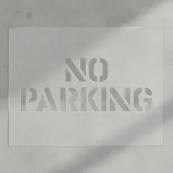 Stencil - No Parking Stencil - No Parking