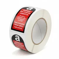 May Contain Asbestos Labels (Roll of 100)