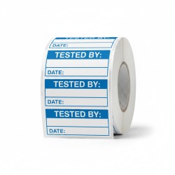 Tested By (Roll of 100 Labels)