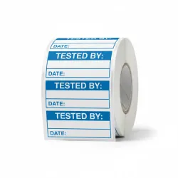 Tested By (Roll of 100 Labels)