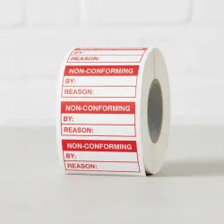 Non-Conforming (Roll of 100 Labels)
