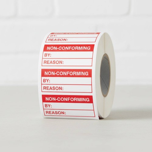 Non-Conforming (Roll of 100 Labels)