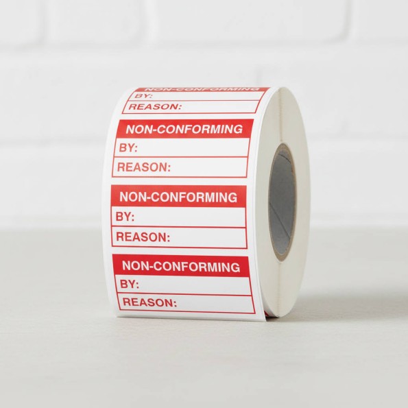 Non-Conforming (Roll of 100 Labels)