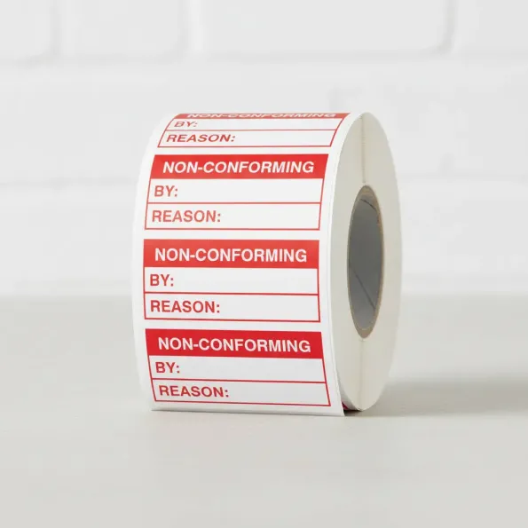 Non-Conforming (Roll of 100 Labels)