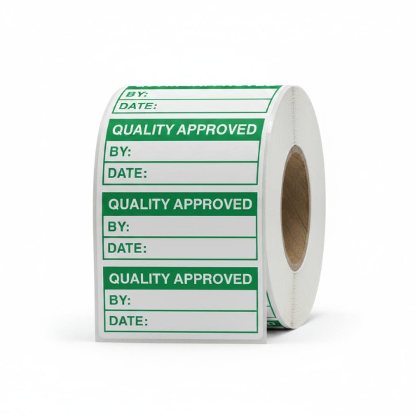 Quality Approved (Roll of 100 Labels)