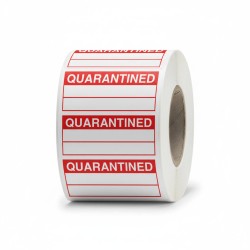 Quarantined (Roll of 100 Labels)