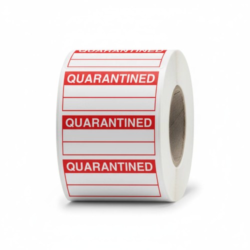 Quarantined (Roll of 100 Labels)