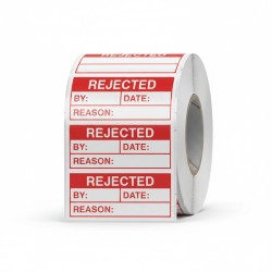 Rejected (Roll of 100 Labels)