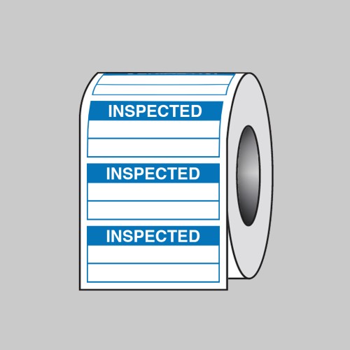 Inspected (Roll of 100 Labels)