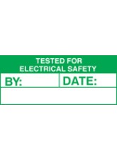 Tested for Electric Labels (Roll of 100)