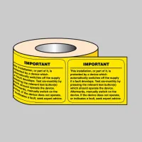 RCD Test - Labels