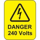 Danger - 240 Volts - Labels