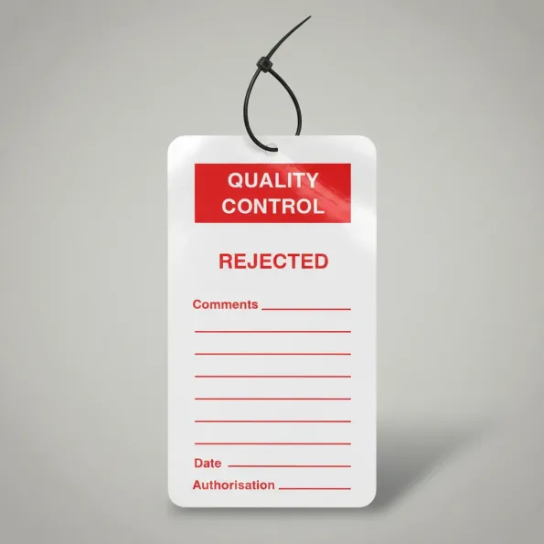 Quality Control Tag - Rejected (Pack of 10) Quality Control Tag - Rejected (Pack of 10)