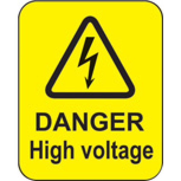 Danger - High Voltage Labels