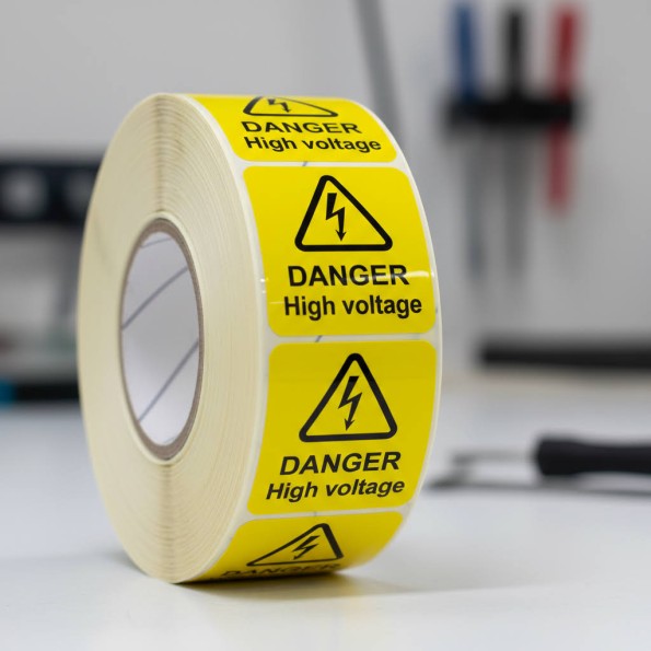 Danger - High Voltage Labels