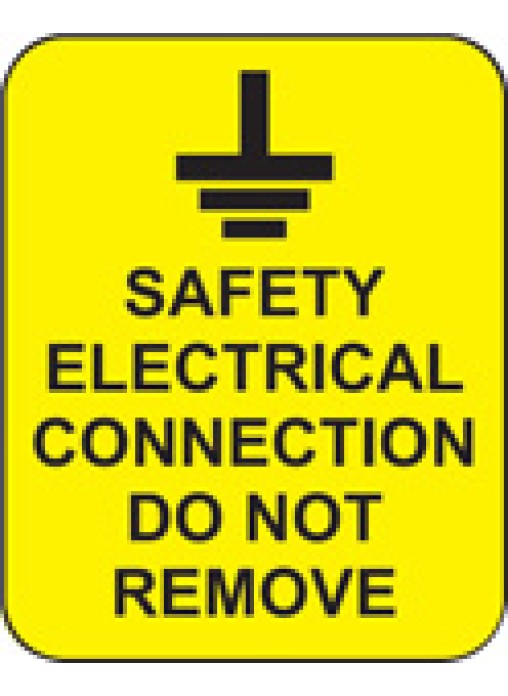 Safety Electrical Connection Do Not Remove Labels